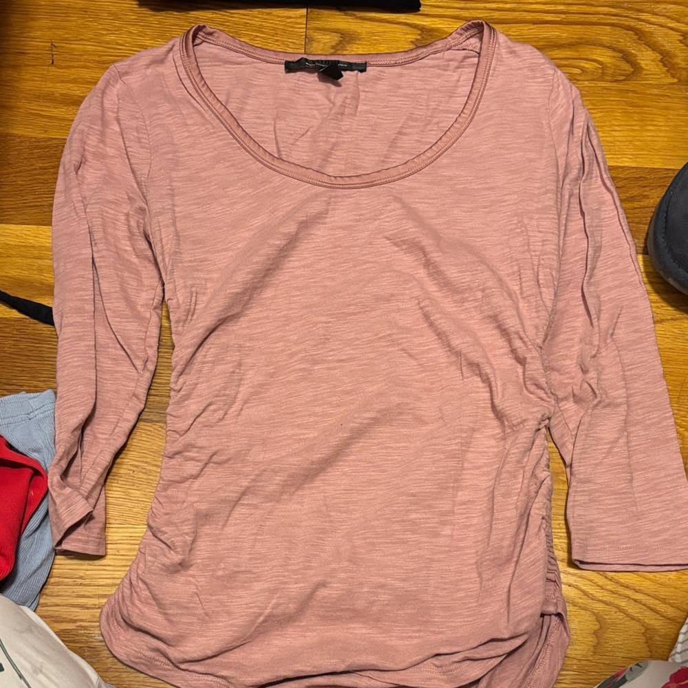 White House Black Market Blush Pink Blouse